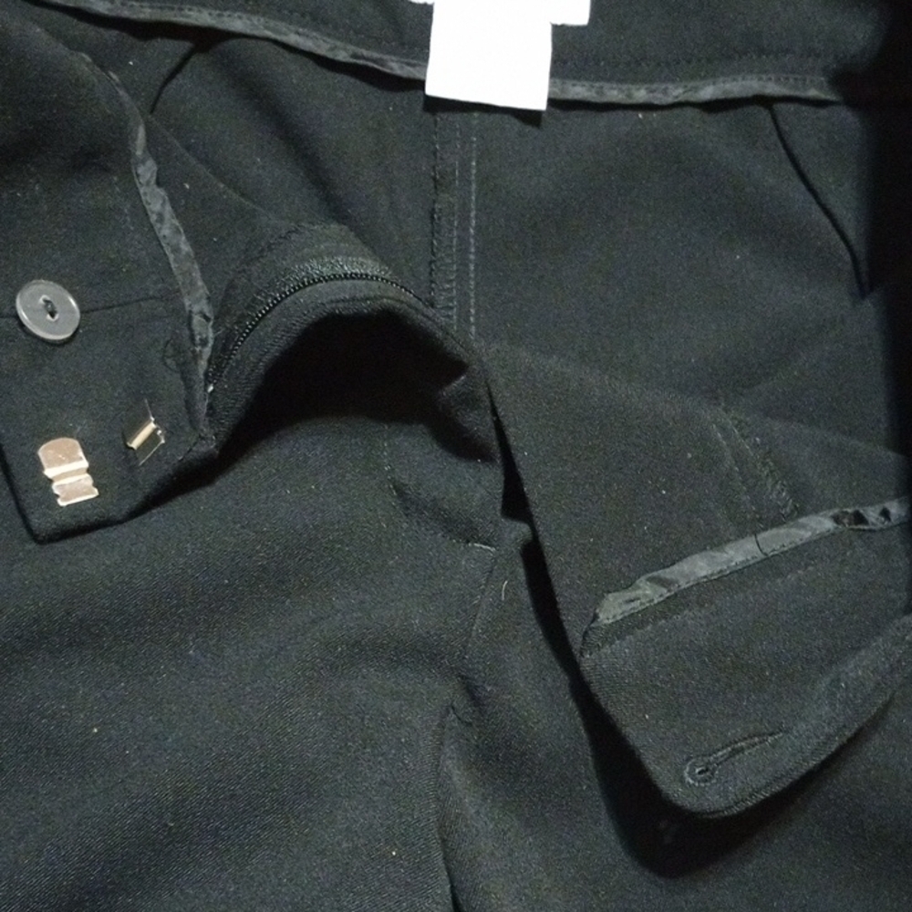 Worthington Womens Black Dress Pants Wide Leg  Pants Size 10 Long - Picture 4 of 5